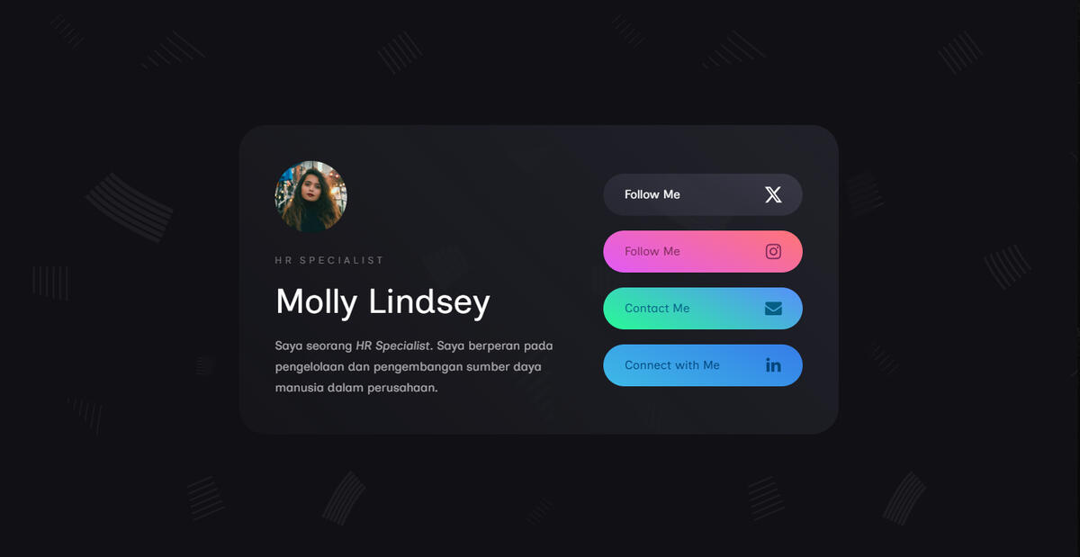 profile landing page